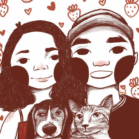 Miguel &amp; BG Family Portrait